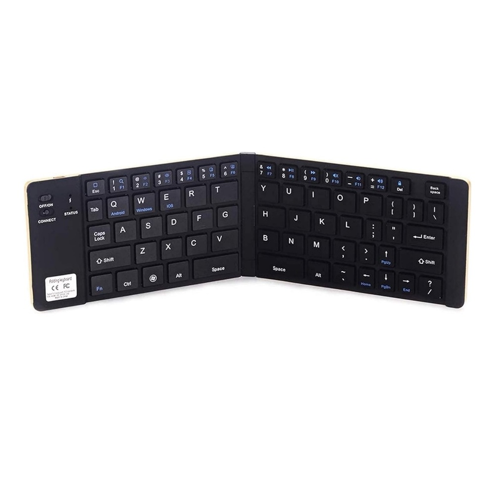 NWOT Mini Foldable Wireless Keyboard Compatible with iOS, Android and Windows - Picture 2 of 11